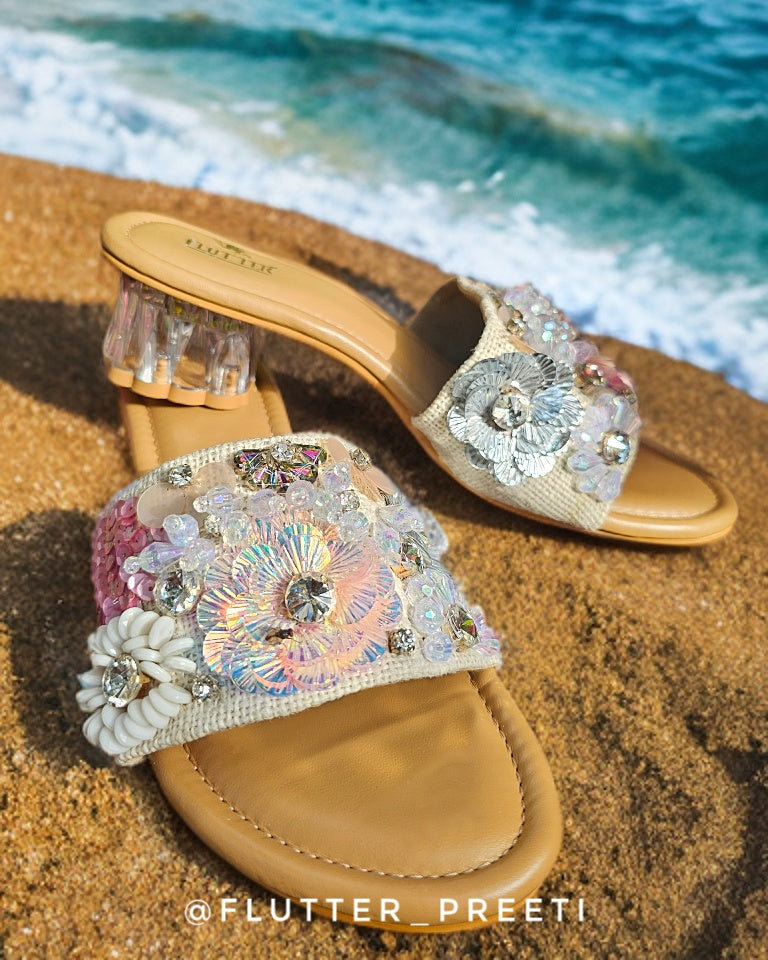 Floral suncatcher Glass Heels