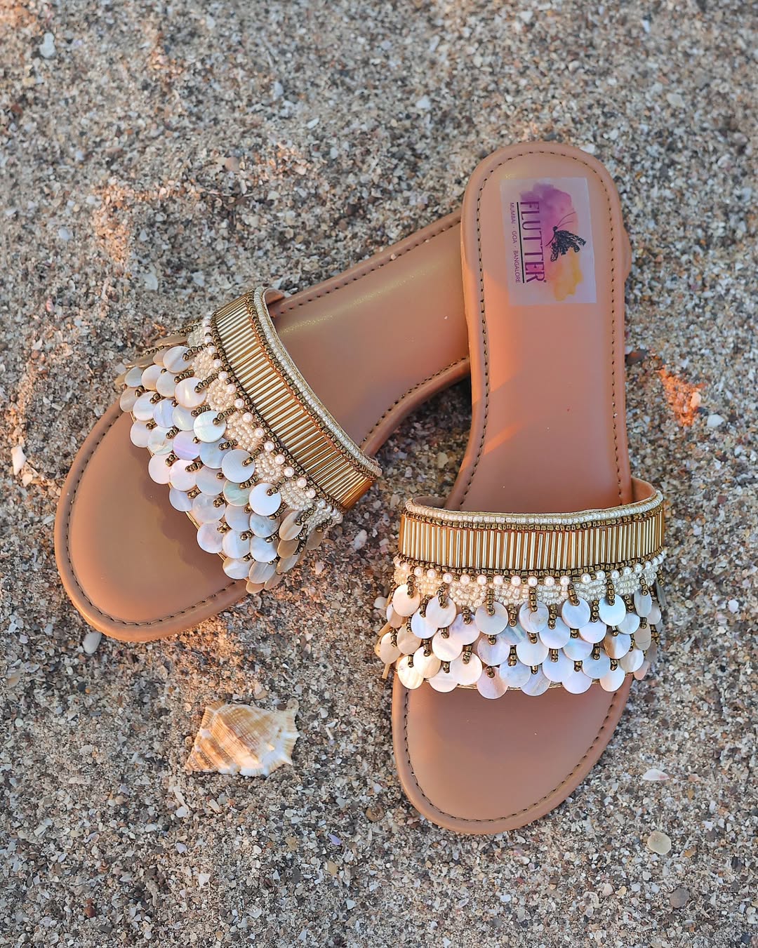 Seashell Fringe Flats