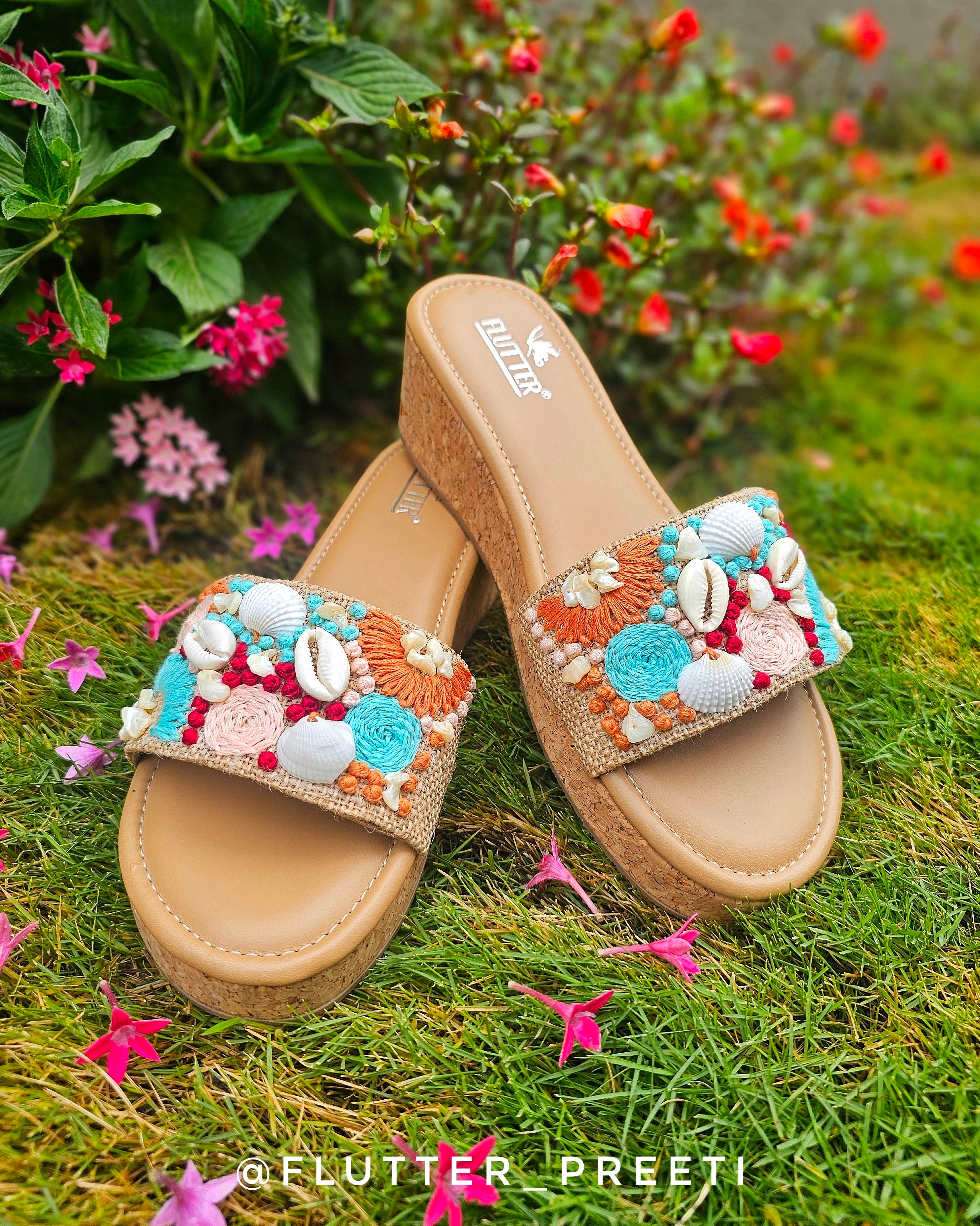 Seaside Picnic Heels