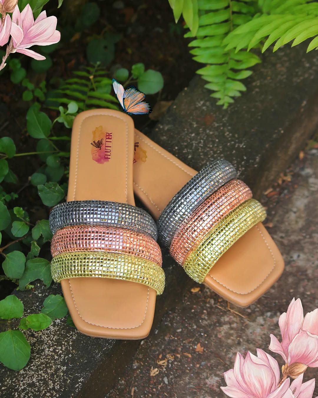 Carnelian Crystal flats