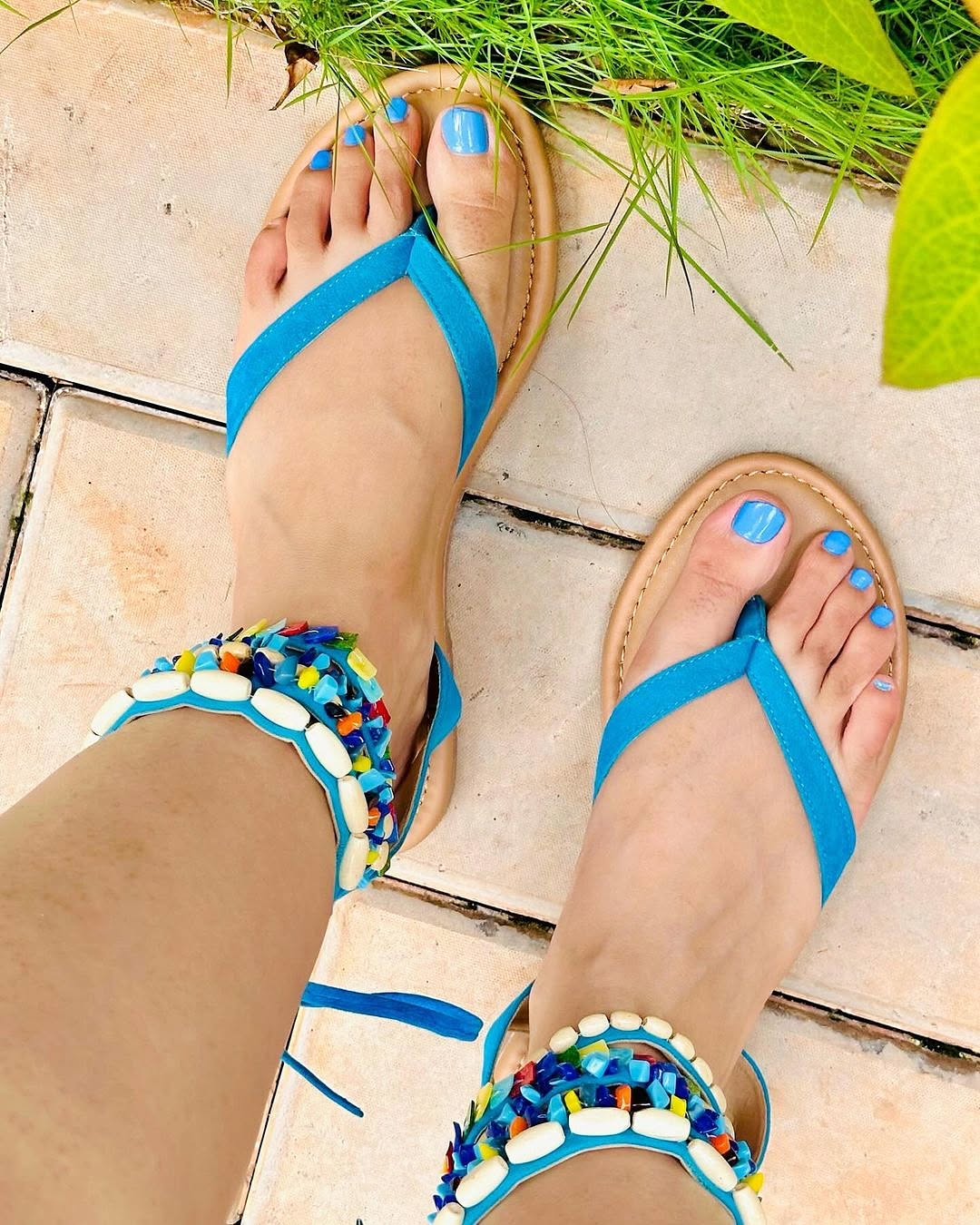 "Free Spirited Soul" High Tops In Teal Blue